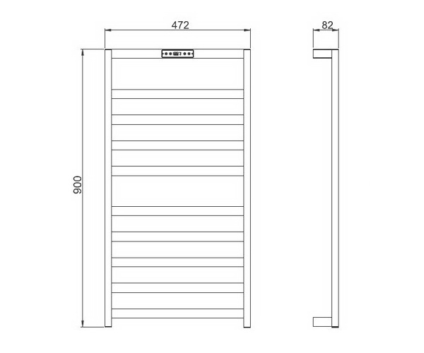 полотенцесушитель ALLEN BRAU REALITY 472х900